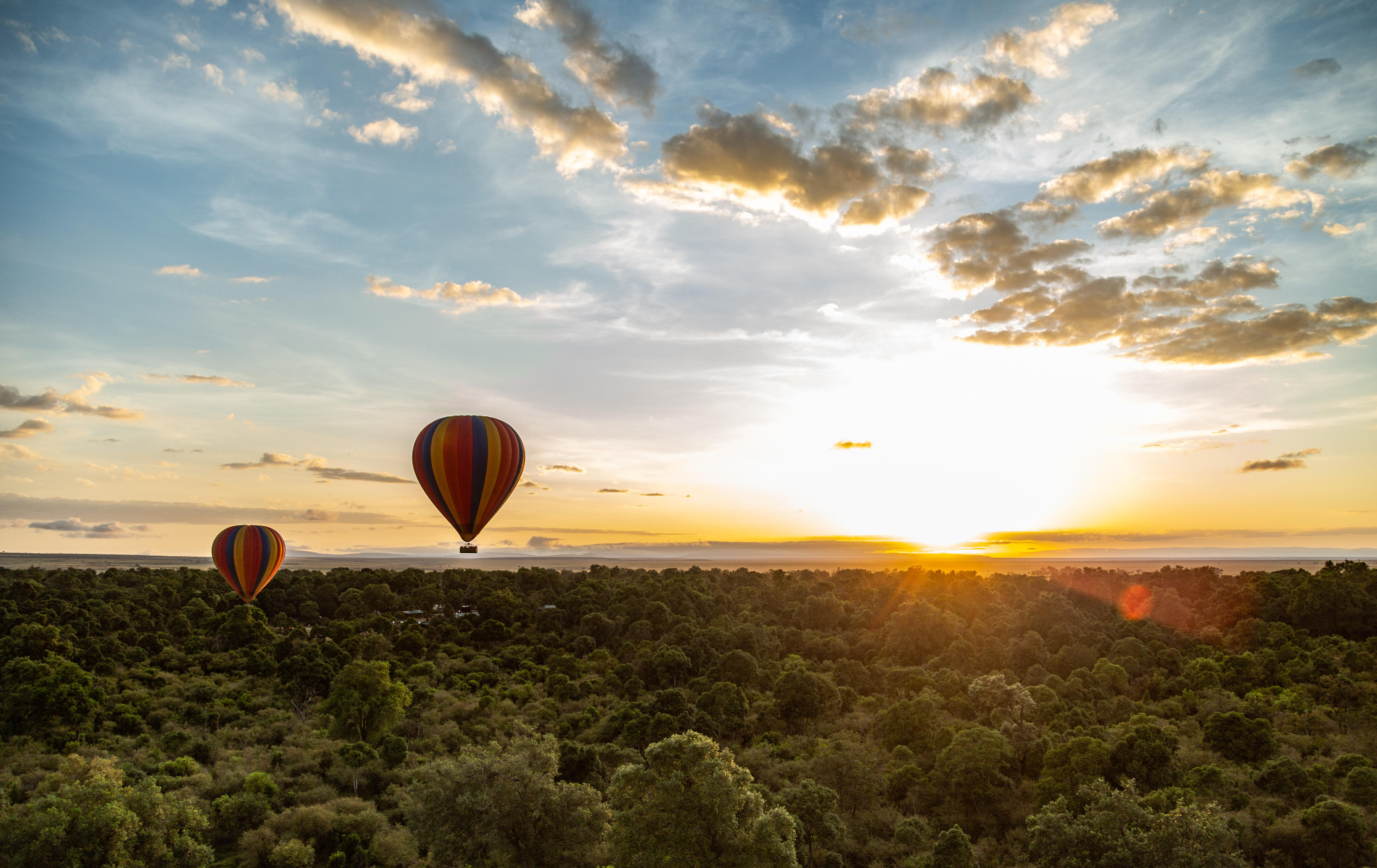 Hot Air Balloon Safari in Ngorongoro Crater