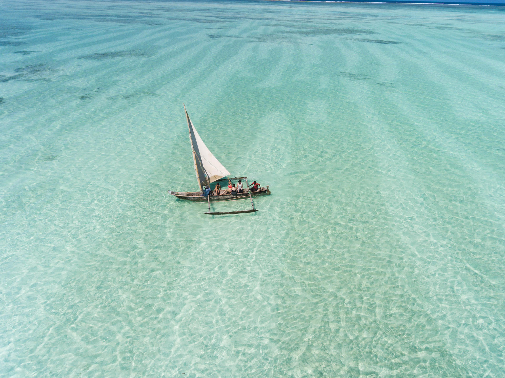 Traditional dhow excursion in Zanzibar